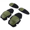 Taktisk knäskydd Interpolerad knäskydd Set Gear Combat Frog Suit Pads Elbow Support Paintball