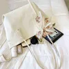 Borse per la spesa Borsa firmata Donna Canvas Tote spalla Blanc Sac En Toile Torebka Damska Duza Beach Travel Bolsos Grandes Casual 220309