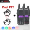 Baofeng -82 8W 워키 토키 2 PC 강력한 옵션 5W Boafeng 82 Walkie-Talkies 10 km 햄 라디오 듀얼 PTT 5R 9R UV-5R