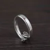 BALMORA 100% 925 Sterling Silver Love Hug Ring Open Stacking Rings For Women Girls Lovers Retro Statement Fashion Trend Jewelry 211217