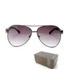 高品質のデザイナー梨花サングラス3336高級メンズサングラス紫外線gradient metal hingeファッション女性眼鏡箱と眼鏡