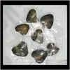 Pedras preciosas redonda ostra 6-8mm 20 mistura cor grande água doce presente de pérola natural pérola solta decorações de pó de vácuo Epacket l2bh4