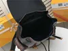 Famoso Nigo Backpack Backpack Classic Leather Travel Bags Moda Bolsa Bolsa de Bolsa de Escola M55461 Tamanho 34 0 x 13 0 x 47 0 cm320w