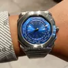 New 41mm OCTO Roma World Timer 103481 Quartz Mens watch Blue Dial Stainless Steel Bracelet High Quality Gents Sport Watches 10 Colors