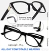 Sonnenbrille MARE AZZURO Übergroße Lesebrille Damen Modemarke Designer Cat Eye Presbyopie Brille Glitzerleser 10 19347417