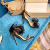 Designer Zomer Sandaal Jurk Schoenen Dames Boog bijgesneden Stiletto Hakken Party Bruiloft Bruids Modemerk Dame Pompen