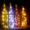 Strings Battery Powered Cork Wine Bottle Light 1m / 2m DIY LED String Bar Party Stopper Strip Navidad 2021