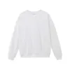 Toppy Białe bluzy Kobieta Solidna Kolor Swetry Kobiece Bluzy Załogi Neck Topy Luźne Odzież 210813