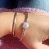 choucong Fashion Snake Chain Bangle Bracelet Rose Gold Color Statement Party Wedding bracelets for women accessory Jewerly