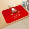 Paillasson décoratif de Noël Tapis de bain Tapis de bain Tapis d'extérieur Navidad Cadeau de Noël Nouvel An Ornements PHJK2109