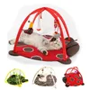 52x35cm Cat Play Mat Tent Activity Center with Hang Toys Balls Mice Outdoor Pets Bed for 2101006