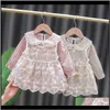 Abiti per ragazze Abbigliamento Baby Kids Maternità Drop Delivery 2021 Spring 1st Birthday For Child Costume Princess Party Girl Tutu Bambini Ed As B