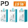 18W Quick Type C Зарядное устройство QC 30 PD Wall Chargers Eu US UK Plug для iPhone 7 8 x 11 13 14 Samsung LG Xiaomi Power Pulg6055044