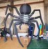 Araignée noire gonflable de 2.5m, décoration suspendue au plafond, boule d'événements, animaux pour fête d'halloween