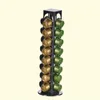 تدوير 32pcs كبسولات حامل القهوة Coffe Tower Stand Fits Nespresso Capsule Barista Tools Shelf Display 2104237456555