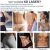 Lasermaschine 3 in 1 Schlankheitsausrüstung 6D Kalter Lipo-Laser 635 nm Emslim Straffen Sie das Fettreduktionssystem Körperform Schönheitsmaschinen570