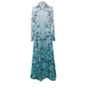 Z-Zoux mulheres vestido longo camisa floral maxi boho verão flor de impressão de manga plus tamanho vintage xxl 210623