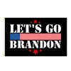 Lets Go Brandon Flags 150 * 90cm Garden Banner Polyester med mässing Grommets EE Party Supplies XD24921