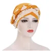 Beanie/Schädelkappen Muslimischer Kopfschmuck Turban Motorhaube Frauen Baumwolldruck Innerer Hijab Arabischer Wrap Femme Musulman Islamischer Kopftuchhut #t3p Pros22