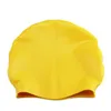 Caoutchouc de silicone de haute qualité grands enfants bonnet de bain adultes hommes femmes imperméable élastique bonnets de bain chapeau sports nautiques accessoires de piscine