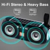 TG182 Güneş Şarjı Bluetooth Hoparlör Taşınabilir Sütun Kablosuz Stereo Müzik Kutusu Hoparlör Sport Açık Su geçirmez Hoparlörler Bas Soundbox