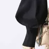 HOT automne femmes blouses lapin oreilles col chemise à manches longues coréen rétro lâche lanterne haut à manches blusas mujer de moda 2020 H1230