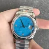 Mestre projetado com o relógio masculino automático, 41mm, esportes calendários à prova d'água com janela grande, fivela dobrável, vidro à prova de arranhões de safira