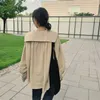 Aelegantmis Sailor Collar Casual Loose Shirt Blusar Kvinnor Koreansk Stilish Lantern Sleeve Kvinna Gullig Blus 210607