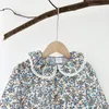 Lente herfst kinderen meisje lange mouwen bloemen shirt baby baby geboren kleding afdrukken 210429