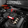 UTRAR 150PSI Pompa Rowerowa Rower 2000A Jump Starter 24000MAH Power Bank Bezprzewodowy Inflator Opona LED Sprężarka powietrza