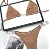 Reggiseni sexy in pizzo Set lettera intera Jacquard Biancheria da donna 5 colori Reggiseno a catena più recente regalo per la moglie Fascino Biancheria intima260F