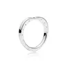 925 Sterling Silver Womens Diamond Ring Designer Pandora Estilo Moda Jóias Floco de Neve Floco de Neve Anéis de Noivado de Casamento para Mulheres