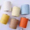 1PC 280 meters Paper grass 2mm sunbonnet straw material hand knitting yarn collapsible Summer hats topee sunhat thread DIY ZL35 Y211129