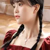 Thaya Original Design Bow Necklace For Women 100% S925 Silver Olive Branch Collarbone Chain Pendant Nacklace Girl Jewelry Gift