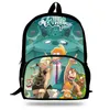 Torby szkolne 16-calowe dzieci wakfu drukowanie dla nastolatków Mochila plecak dla dzieci Boysgirls Daily Book Bag244i