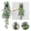 Decorative Flowers & Wreaths 2pcs Ivy Green Fake Leaves Garland Artificial Plant Vine Foliage Home Decor Plastic Rattan String Wall Plants