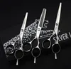 JAGUAR professional barber hair scissors 5.5/6.0/6.5 9CR 62HRC Hardness cutting / thinning silver shears with case