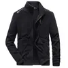 Chaifenko Winter Fleece Jacket Parka Coat Men Casual Bomber Militär Outwear Vår Tjock Varm Taktisk Armé 210909