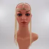 Ankomst Luxury Punk Hair Tillbehör Huvudkedja Kvinnor Long Mutlilayer Tassel Headpiece Smycken Party Panna Tiara