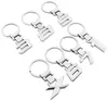 2021 أكثر من 40Logos 100PC New Metal Ally Chrome Car Keyrings Keyrings Key Ring Number 1 3 5 6 7 8 X Series