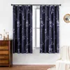 Modern tryckt gardin för vardagsrum löv gardin dekorativa skräddarsydda för kök sovrum fönsterbehandling heminredning 210712