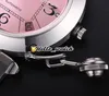 V9F 35mm W31074M7 A2892 Womens Automático Assista Pink Dial Pulseira de Aço Inoxidável Ladies Watches Hello_Watch HWCR G12C (1)