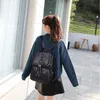 Sac à dos en cuir PU pour femmes, sac d'école classique noir imperméable voyage multi-fonction épaule Style291q