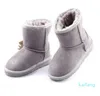 Sıcak Marka Çocuk Ayakkabıları Kız Çizmeler Kış Sıcak Ayak Bileği Yürümeye Başlayan Erkek Çizmeler Ayakkabı Çocuklar Kar Botları Çocuk Peluş Sıcak Ayakkabı