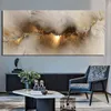 Grey Yellow Cloud Abstract Art Oil Painting Posters And Prints on Canvas Modern Art Independe Wall Picture For Living Room Decor