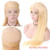 Factory Direct Full Lace Menselijk Haar Pruiken Blonde Kant Frontale Menselijk Haar Pruiken Braziliaanse Virgin Straight Haar Transparante Kant Frontale Pruiken