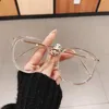 Moda Yuvarlak Kadın Gözlükleri Çerçeve Vintage Clear Lens Gözlük Erkek Optik Leopar Yeşil Gözlükler Çerçeve Güneş Gözlüğü1905962