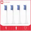 Original 4PCS Oclean X / X Pro / Z1 / SE / One Têtes de brosse de rechange pour brosse à dents Oclean Sonic Têtes de brosse à dents de nettoyage en profondeur 210410