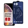 Film entièrement recouvert 9H 8D protecteur d'écran miroir Premium pour iPhone X XS XR 11 Pro MAX verre trempé