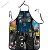 Aprons 3D Funny Apron Chef Kitchen Man Women Dinner Party Cooking Adult Master Culinary Baking Accessories5453862